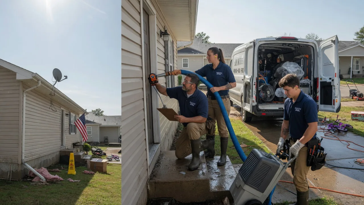 Ceiling Water Damage Restoration in Bushland, TX near me